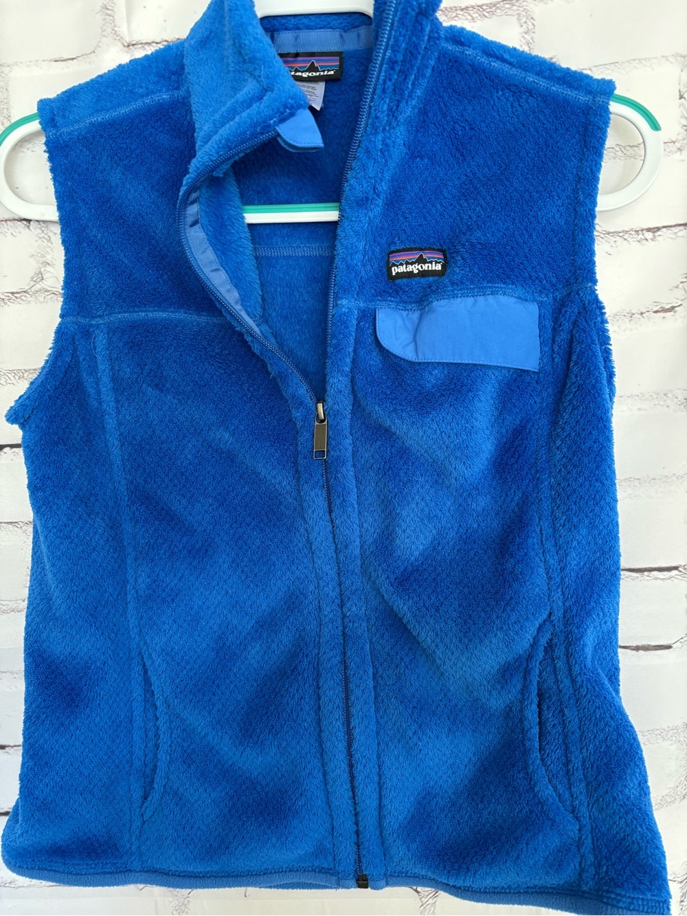 Patagonia Kids Bright Blue Fleece Jacket